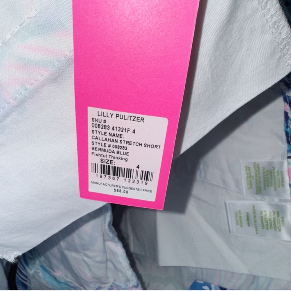 Lilly Pulitzer CALLAHAN STRETCH SHORT Size 4 - Picture 7 of 7